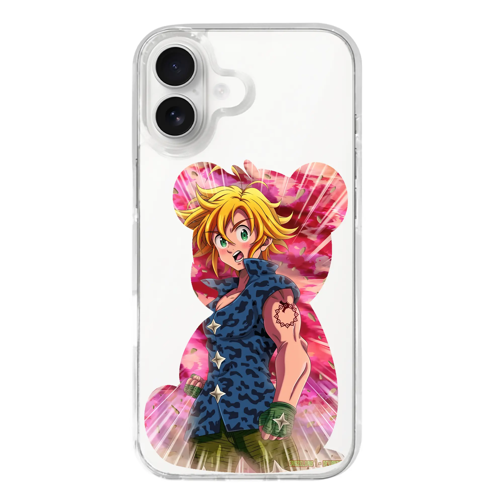 七つの大罪 グッズ メリオダス - iPhone 17シリーズ 透明スマホケース – 薄型・耐衝撃・精密フィット保護カバー